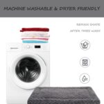 Washable Dog Bed Mat Ultra Soft Dog Crate Pad Comfy Fluffy Pet Kennel Beds Sleep... - Image 7