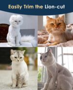 oneisall Quiet Cat Clippers for Matted & Long Hair, 2-Speed Cordless Pet Shaver ... - Image 6