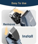 oneisall Quiet Cat Clippers for Matted & Long Hair, 2-Speed Cordless Pet Shaver ... - Image 9