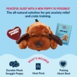 Snuggle Puppy Original Heartbeat Puppy Toy with Real-Feel Pulse and Heat Pack, P... - Image 3