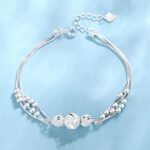 Lolvmvchi 925 Sterling Silver Gold for Bracelets for Women Jewelry Birthday Wedd... - Image 5