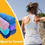 Microfiber Gym Towels Bigger Size Super Soft for Exercise Fitness, Sports, Worko... - Image 9