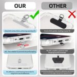 Yojaro 360° Rotating Stainless Steel Phone Tether Tab (3-Pack) - Universal for i... - Image 4