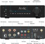Arylic B50 2 Channel Bluetooth Amplifier with Audio Transmitter, 50W*2 Home Ster... - Image 3