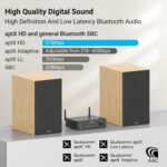 Arylic B50 2 Channel Bluetooth Amplifier with Audio Transmitter, 50W*2 Home Ster... - Image 6