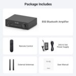 Arylic B50 2 Channel Bluetooth Amplifier with Audio Transmitter, 50W*2 Home Ster... - Image 7