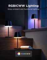 Govee Smart Cordless Table Lamp Classic (No Adapter), RGBIC Rechargeable Table L... - Image 3