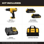 DEWALT 20V Max Cordless Drill Driver Set, 2 Speed, High Performance Motor, Inclu... - Image 3