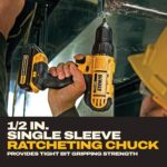 DEWALT 20V Max Cordless Drill Driver Set, 2 Speed, High Performance Motor, Inclu... - Image 8