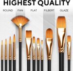 Complete Acrylic Paint Set – 24х Rich Pigment Colors – 12x Art Brushes with Bonu... - Image 5