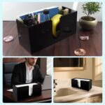 Paper Towel Holder for Countertop, Black Acrylic Napkin Dispenser – Fits Multifo... - Image 6