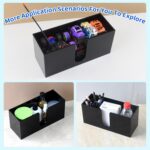 Paper Towel Holder for Countertop, Black Acrylic Napkin Dispenser – Fits Multifo... - Image 8