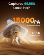 oneisall Dog Grooming Vacuum, 15000Pa Pet Vacuum Kit Shedding 99% Pet Hair, Dog ... - Image 4