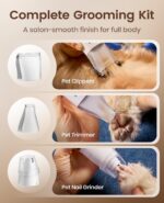 oneisall Dog Grooming Vacuum, 15000Pa Pet Vacuum Kit Shedding 99% Pet Hair, Dog ... - Image 7