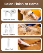 oneisall Dog Grooming Vacuum, 15000Pa Pet Vacuum Kit Shedding 99% Pet Hair, Dog ... - Image 8