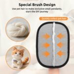 SAWMONG Pet Hair Removal Glove, 2Pcs Cat & Dog Reusable Pet Hair Remover Gloves ... - Image 3