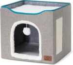 Bedsure Cat Beds for Indoor Cats - Large Cat Cave for Pet Cat House with Fluffy ... - Image 5