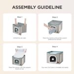 Bedsure Cat Beds for Indoor Cats - Large Cat Cave for Pet Cat House with Fluffy ... - Image 9