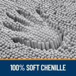 OLANLY Toilet Rugs U-Shaped 24x20, Extra Soft Absorbent Chenille Contour Bathroo... - Image 4