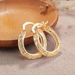 Haul Store Clearance 14K Gold Hoop Earrings for Women Today Deals Prime Women My... - Image 4