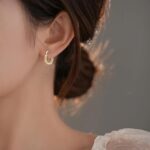 Haul Store Clearance 14K Gold Hoop Earrings for Women Today Deals Prime Women My... - Image 8