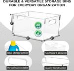 ClearSpace Clear Plastic Storage Bins – Pantry Organizers & Storage Containers, ... - Image 5