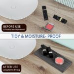 3PCS Water Absorbing Stone Tray, DryingNeat Diatomite Stone Sink Tray, Instant D... - Image 4