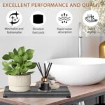 3PCS Water Absorbing Stone Tray, DryingNeat Diatomite Stone Sink Tray, Instant D... - Image 5