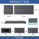 3PCS Water Absorbing Stone Tray, DryingNeat Diatomite Stone Sink Tray, Instant D... - Image 7