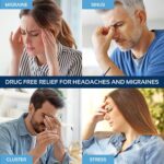 Migraine Relief Cap Ice Head Wrap and Hat | Hot/Cold Gel Pack with Face and Eye ... - Image 7
