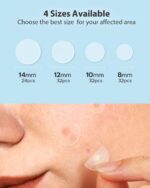 LitBear Acne Pimple Patches- Day and Night 4 Sizes 180 Dots Thin & Thick Hydroco... - Image 6