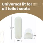 Gadgetime USA Toilet Seat Bumper Kit - Toilet Seat Risers & Toilet Cover Bumpers... - Image 6