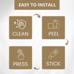 Gadgetime USA Toilet Seat Bumper Kit - Toilet Seat Risers & Toilet Cover Bumpers... - Image 7