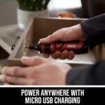SKIL Rechargeable 4V Cordless Screwdriver with Circuit Sensor Technology Include... - Image 5