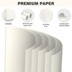 Cream Cardstock 8.5 X 11, 40 Sheets Card Stock, 75lb/ 200gsm Copy Paper, Cardsto... - Image 4