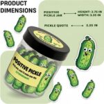 DEARMINE 60 Positive Pickle Cards Jar, Graduation Gifts, Mothers Day Birthday Gi... - Image 9
