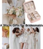 VLANDO Travel Jewelry Case - Bridesmaid Gifts for Women - Small Travel Jewelry B... - Image 4