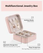 VLANDO Travel Jewelry Case - Bridesmaid Gifts for Women - Small Travel Jewelry B... - Image 7