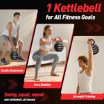 FITPLAM Adjustable dumbbell set,20/35/45/55/70/90lbs Free Weights set with upgra... - Image 7