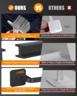 Hat Rack for Hat Storage (4-Pack), Multi-Purpose Hat Organizer, Strong Adhesive ... - Image 9
