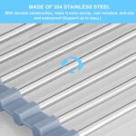 Seropy Roll Up Dish Drying Rack, Over the Sink Dish Drying Rack Kitchen Rolling ... - Image 6