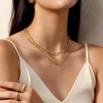 CHESKY Layered Necklaces for Women, 14K Gold Plated Chain Necklace Women Trendy ... - Image 9