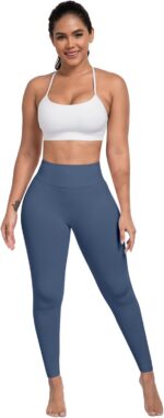 ATHVOTAR Workout Gym Leggings Women, High Waisted Seamless Butt Lifting Scrunch ... - Image 3