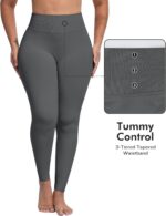 ATHVOTAR Workout Gym Leggings Women, High Waisted Seamless Butt Lifting Scrunch ... - Image 5