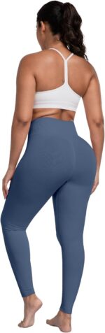 ATHVOTAR Workout Gym Leggings Women, High Waisted Seamless Butt Lifting Scrunch ... - Image 6