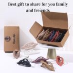 8 Pack Flat Hair Clips for Women,Matte No Crease Flat Claw Clips, Large Strong H... - Image 8