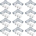 12 Sets 90 Degree 3 Way Cross Pipe Connector Clamps, Fits 1/2" EMT Conduit with ... - Image 7