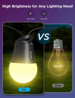 Govee Smart Outdoor String Lights 2, 144ft Outdoor Lights with Dimmable Warm Whi... - Image 8