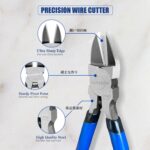 Wire Cutters 5 Pack, 6.5 inch,KAIHAOWIN Flush Cutters Diagonal Cutters Side Cutt... - Image 4