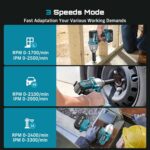 Seesii Impact Wrench 665 FT-LBS(900N.m) 3300IPM 1/2 Impact Gun High Torque Elect... - Image 6